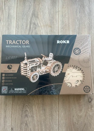 Puzzle 3D en bois robotime rokr tracteur maquette modele, marca: Robotime, estado: Novo com etiquetas, €30.00, €32.20 inclui Proteção do Comprador