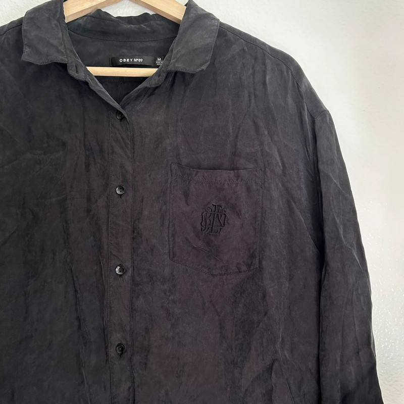 OBEY long button up shirt 2