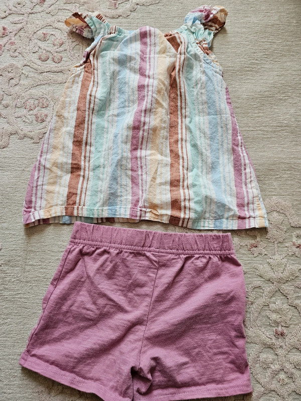 Purple Stripe Short Set 3