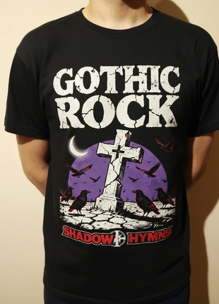 Gothic Rock Men T-Shirt – Shadow Hymns Dark Cross & Ravens Design, marca: thogkocr, estado: Muy bueno, tamaño: M, 12,00 €, 13,30 € Protección al comprador Pro incluida