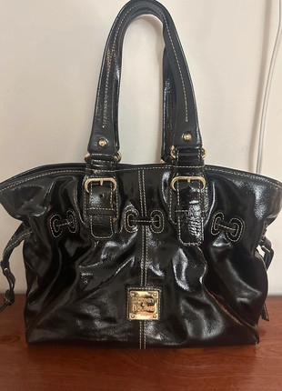 Dooney and bourke patent leather sales shopper