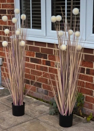JonesHouseDeco 4ft (2 Pack) Artificial Pampas Grass with Balls – Tall Faux Plant Home Decor, brand: plant, condition: New without tags, £34.99, £38.09 includes Buyer Protection Pro