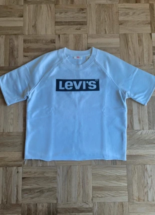 T-shirt Levi's Batwing blanc taille S, marca: Levi's, estado: Muito bom, tamanho: S / 36 / 8, €5.00, €5.95 inclui Proteção do Comprador