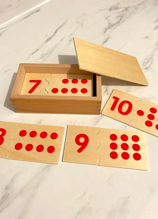 Boîte de comptage en bois montessori , estado: Muy bueno, tamaño: 12-18 meses / 80 cm, 22,00 €, 23,80 € Protección al comprador Pro incluida