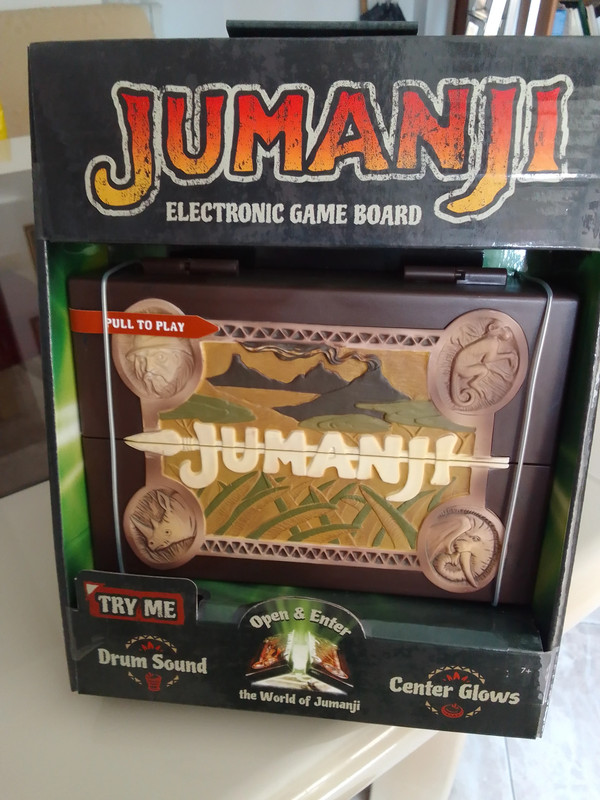 Versione in miniatura del tabellone di gioco Jumanji 1