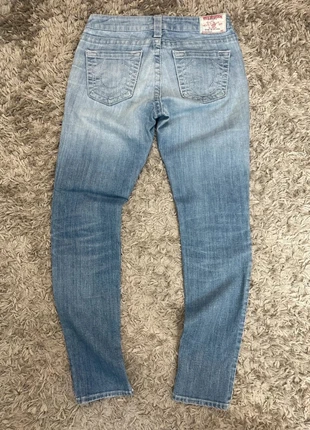 Jean True Religion vintage y2k bleu Made in USA taille 27 (XS femme), merk: True Religion, staat: Heel goed, maat: XS / 34 / 6, € 24,00, € 25,90 inclusief Kopersbescherming Pro