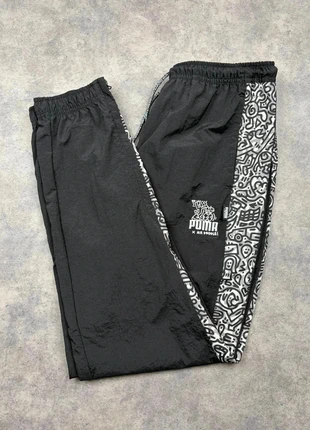 TrackPant/jogging Puma Mr doodle | Taille M | Couleur Noir, Blanc, merk: Puma, staat: Heel goed, maat: M, € 22,00, € 23,80 inclusief Kopersbescherming Pro