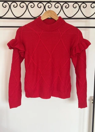 Pull rouge Kiabi – Taille S, marke: Kiabi, zustand: Sehr gut, größe: S / 36 / 8, 3,00 €, 3,85 € inklusive Vinted-Käuferschutz