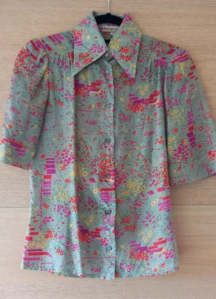 Vintage silk blouse, brand: Vintage, condition: Good, size: S / 8, £10.00, £11.20 includes Buyer Protection
