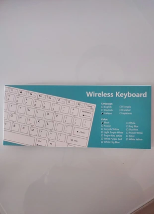 Tastiera wireless Bluetooth per tablet, marque: tqq, état: Neuf avec étiquette, 13,50 €, 14,88 € Protection acheteurs incluse