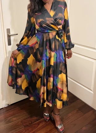 Robe cocktail, soirée multicolore taille 42, marca: Femme, estado: Muy bueno, tamaño: XL / 42 / 14, 29,00 €, 31,15 € Protección al comprador incluida