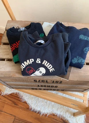 Lot Haut enfant (3 pull/sweat garçon+ 1 chemise), merk: Primark, staat: Goed, maat: 6 jaar / 116 cm, € 12,00, € 13,30 inclusief Kopersbescherming Pro