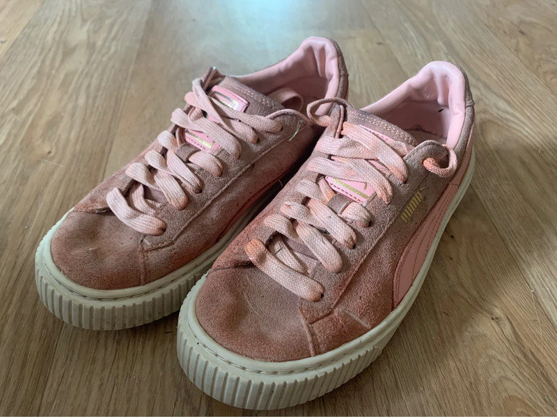 Basket puma rose best sale femme