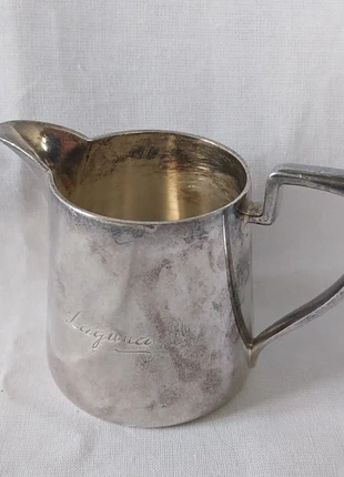 Pot à lait à anse Laguna en métal argenté, zustand: Gut, 14,00 €, 15,40 € inklusive Vinted-Käuferschutz