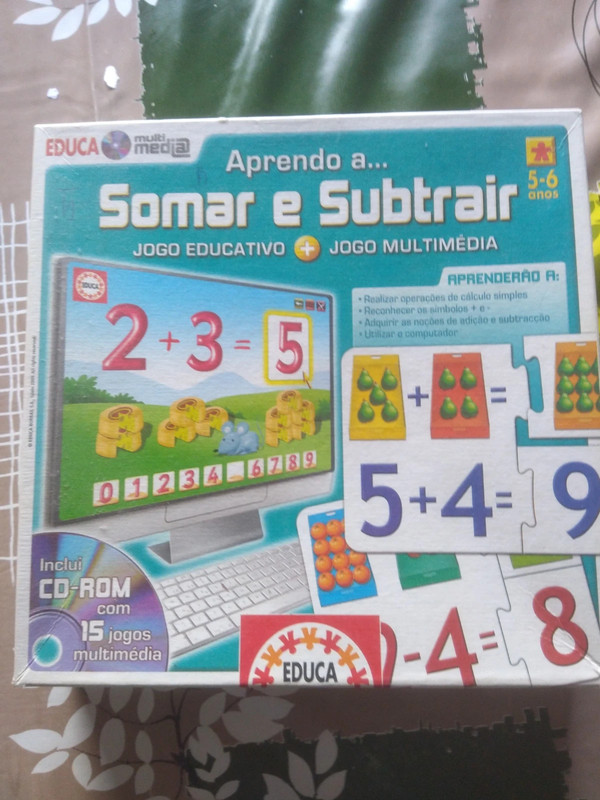 Aprendo A Somar E Subtrair Jogo Educativo Vinted Aprendo A Somar E Subtrair Jogo Educativo Vinted