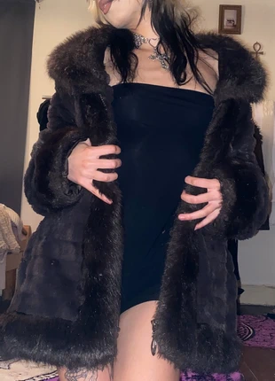 Brown vintage fur coat oversize, marque: Vintage, état: Très bon état, taille: L / 40 / 12, 75,00 €, 79,45 € Protection acheteurs incluse