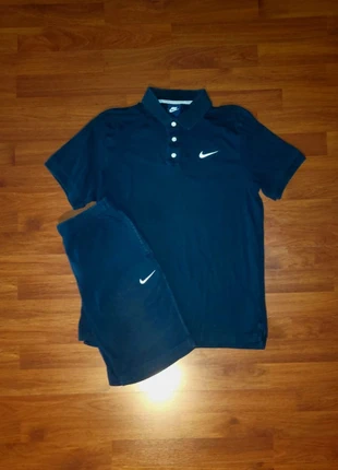 Ensemble Nike polos + short bleu marine, brand: Nike, condition: Very good, size: M, €24.90, €26.85 includes Buyer Protection