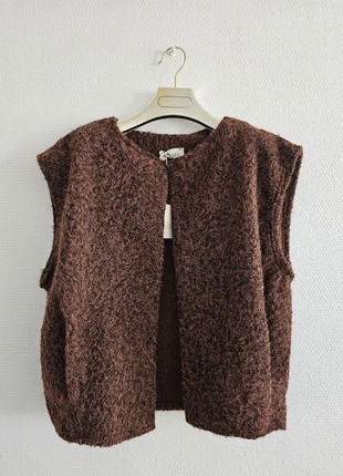 Veste sans manches marron avec poches, marke: Boutique Parisienne, zustand: Sehr gut, größe: Einheitsgröße, 13,80 €, 15,19 € inklusive Vinted-Käuferschutz