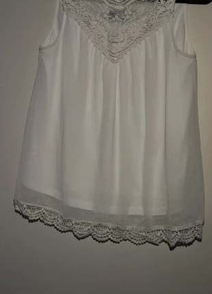 Haut blanc, marke: K Woman, zustand: Sehr gut, größe: L / 40 / 12, 1,50 €, 2,28 € inklusive Vinted-Käuferschutz