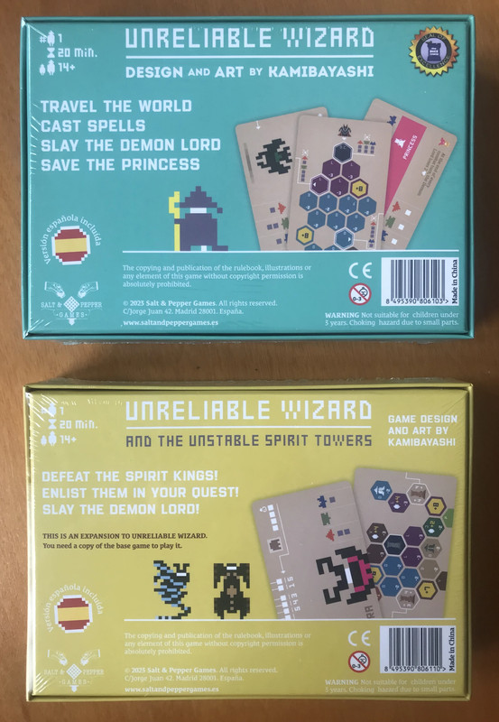 Unreliable Wizard + Exclusive Unstable Spirit Towers Expansion - Gamefound - 2024 - Nuovo - New 2