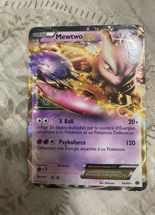 Mewtwo 54/99, marque: Pokémon, état: Satisfaisant, 9,00 €, 10,15 € Protection acheteurs incluse