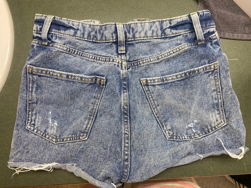 High waisted jean shorts 2