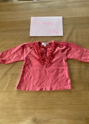 Blouse 6 mois, marke: Kitchoun, zustand: Sehr gut, größe: 6-9 Monate / 68, 1,50 €, 2,28 € inklusive Vinted-Käuferschutz