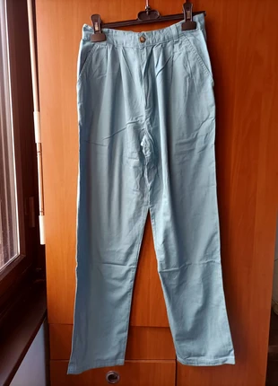 Pantaloni azzurri, marca: Vintage Dressing, estado: Muito bom, tamanho: XS / 34 / 6, €6.00, €7.00 inclui Proteção do Comprador