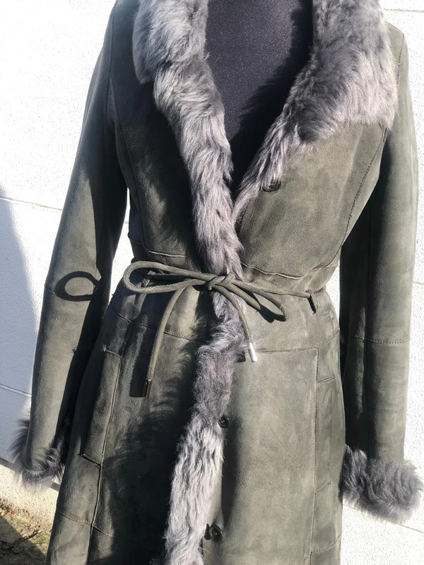 Hugo boss shearling deals coat