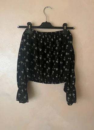 Blusa nera 🍒, marca: Made In Italy, estado: Nuevo sin etiquetas, tamaño: S / 36 / 8, 5,00 €, 5,95 € Protección al comprador incluida