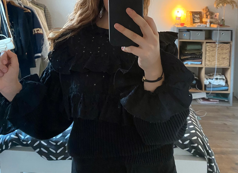 Pull manche bouffante discount zara