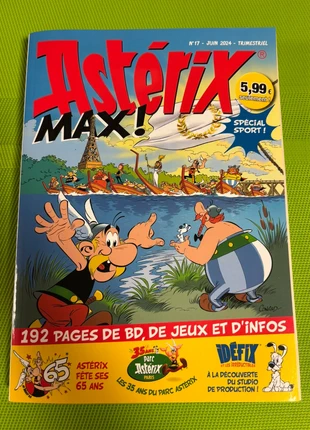 Livre Astérix Max nº17 - Juin 2024 - spécial sport, condition: New with tags, €4.00, €4.90 includes Buyer Protection
