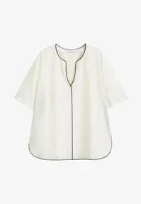 Blouse Violeta by Mango – creamy white – T 52 – neuve, marca: Violeta by MANGO, estado: Nuevo sin etiquetas, tamaño: 6XL / 52 / 24, 16,00 €, 17,50 € Protección al comprador incluida