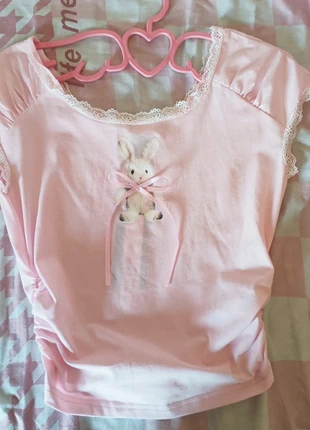 Camiseta coquette / kawaii para verano (manga corta), marca: Romwe, estado: Nuevo con etiquetas, tamaño: S, 8,00 €, 9,10 € Protección al comprador incluida