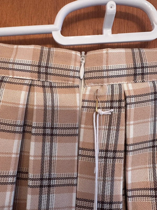 Plaid Pleated Mini Skirt 3