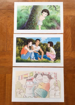 Lot de trois lithographies Ghibli de Isao Takahata 27x42cm, brand: Studio Ghibli, condition: Very good, €15.00, €16.45 includes Buyer Protection