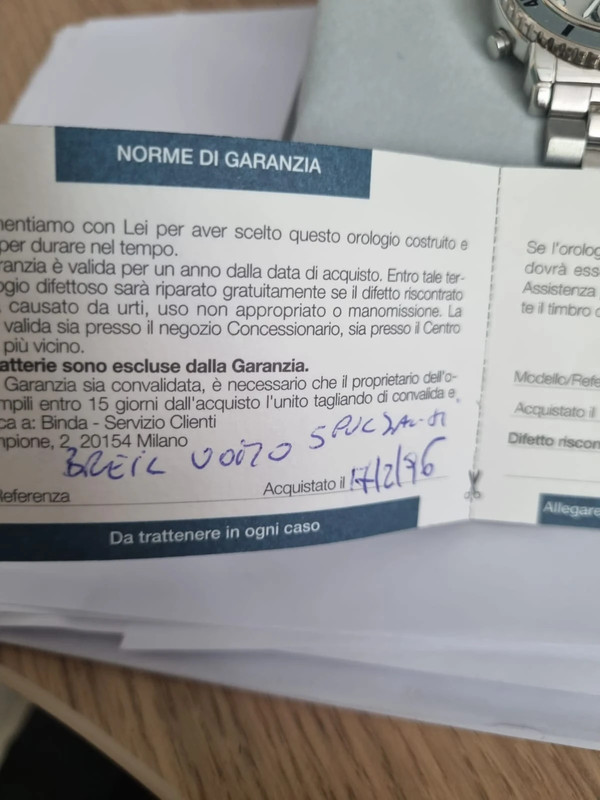 Cronografo da polso BREIL Manta Z597 Subacqueo resistente fino a