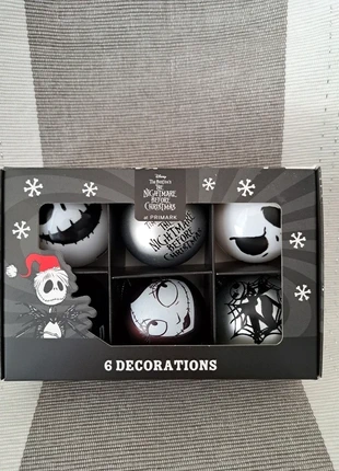 Caixa com 6 enfeites de Natal The Nightmare Before Christmas Disney, marca: Disney, estado: Nuevo con etiquetas, 14,90 €, 16,35 € Protección al comprador incluida