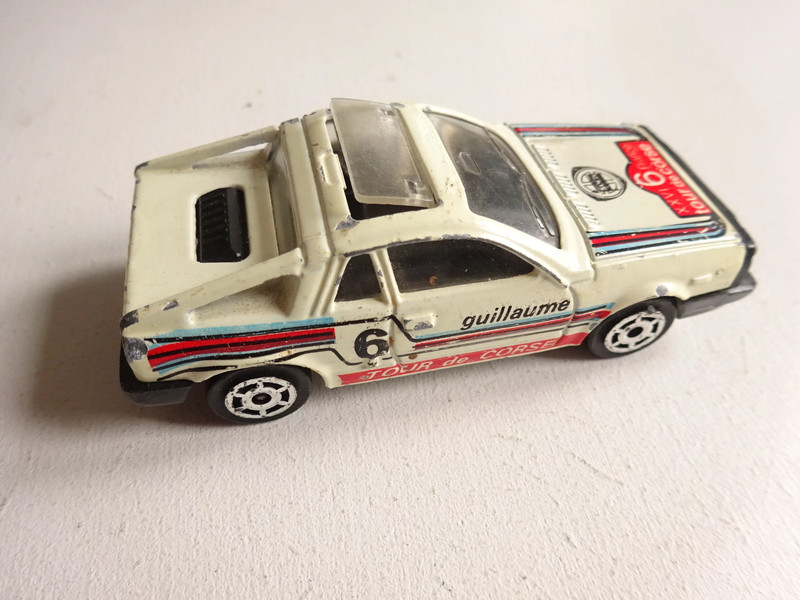 Voiture Majorette vintage Lancia Montecarlo tour de Corse 285