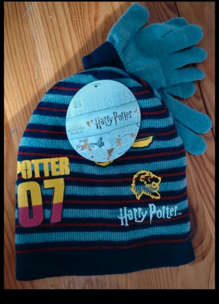 Bonnet bleu / gris Harry Potter