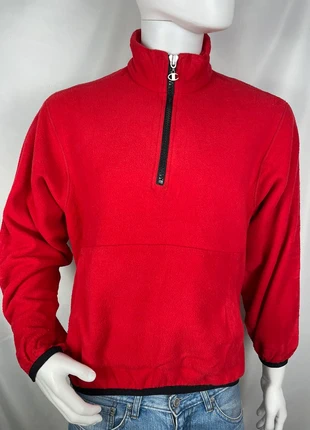 Veste half zip Polaire Champion rouge taille S.       2-03, brand: Champion, condition: Very good, size: S, €7.50, €8.58 includes Buyer Protection