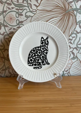 Decoratie bordje kat, staat: Heel goed, € 4,50, € 5,43 inclusief Kopersbescherming