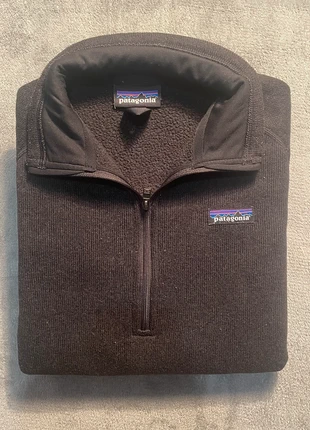Pull 1/4 zip Patagonia polaire fleece jacket femme logo brodé noir | Taille S/36, marque: Patagonia, état: Très bon état, taille: S / 36 / 8, 50,00 €, 53,20 € Protection acheteurs incluse