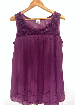 Lila Sommertop Größe L, merk: Boule, staat: Heel goed, maat: XL / 42 / 14, € 5,00, € 5,95 inclusief Kopersbescherming