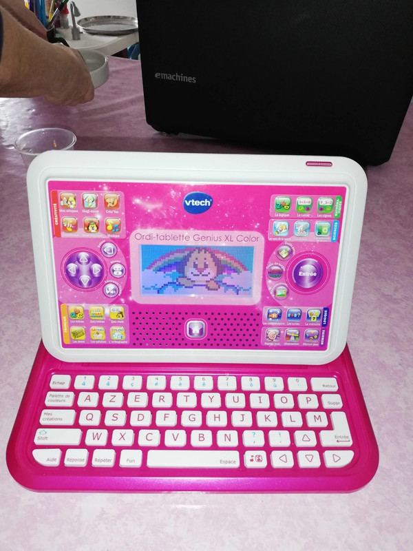 Vtech - Ordinateur enfant VTECH Ordi-tablette Genius XL Color rose