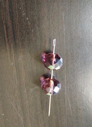 Perles à facettes violet, marque: Création Bijoux, état: Neuf sans étiquette, 1,00 €, 1,75 € Protection acheteurs incluse