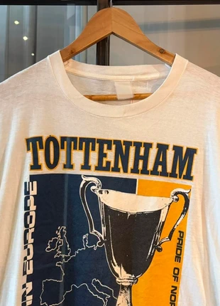 Vintage Retro White Tottenham Hotspurs Print Top T-Shirt, brand: American Vintage, condition: Good, size: M, £19.00, £20.65 includes Buyer Protection