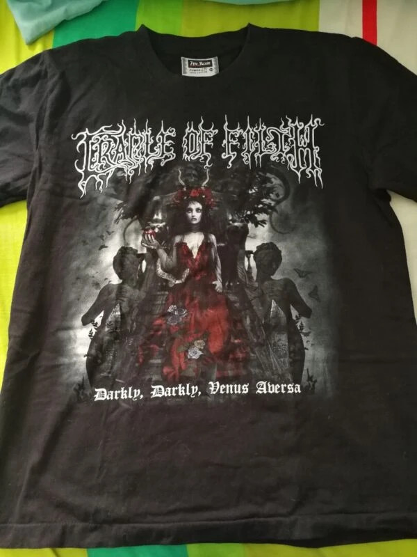 Cradle Of Filth T-shirt Vintage Black Short Sleeve Tt5981 | Vinted