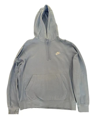 Sweat à capuche Nike – Bleu clair, marke: Nike, zustand: Sehr gut, größe: M, 14,00 €, 15,40 € inklusive Vinted-Käuferschutz