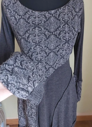 Vestido manga larga asimétrico lana y viscosa talla M, marca: Boutique Italiana, estado: Bueno, tamaño: M / 38 / 10, 7,00 €, 8,05 € Protección al comprador incluida